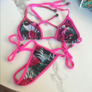 Tropical Pink Bikini Set